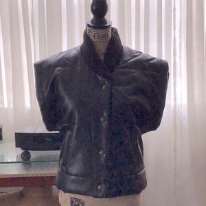 Truth faux leather vest